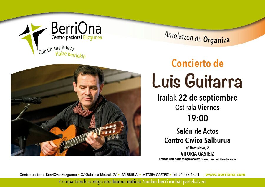 imagen Concierto de Luis Guitarra 22 sept